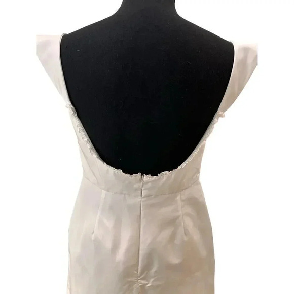 NEW-THE BAR NWT! AVERY DRESS BLANC SZ 8 - Picture 12 of 12